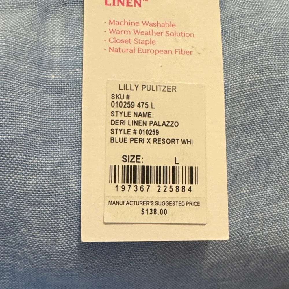 Lily Pulitzer Deri Linen Palazzo Pants - Picture 3 of 3